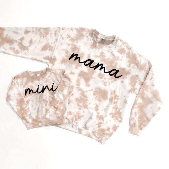Mommy and me tie dye sweatshirts hotsell
