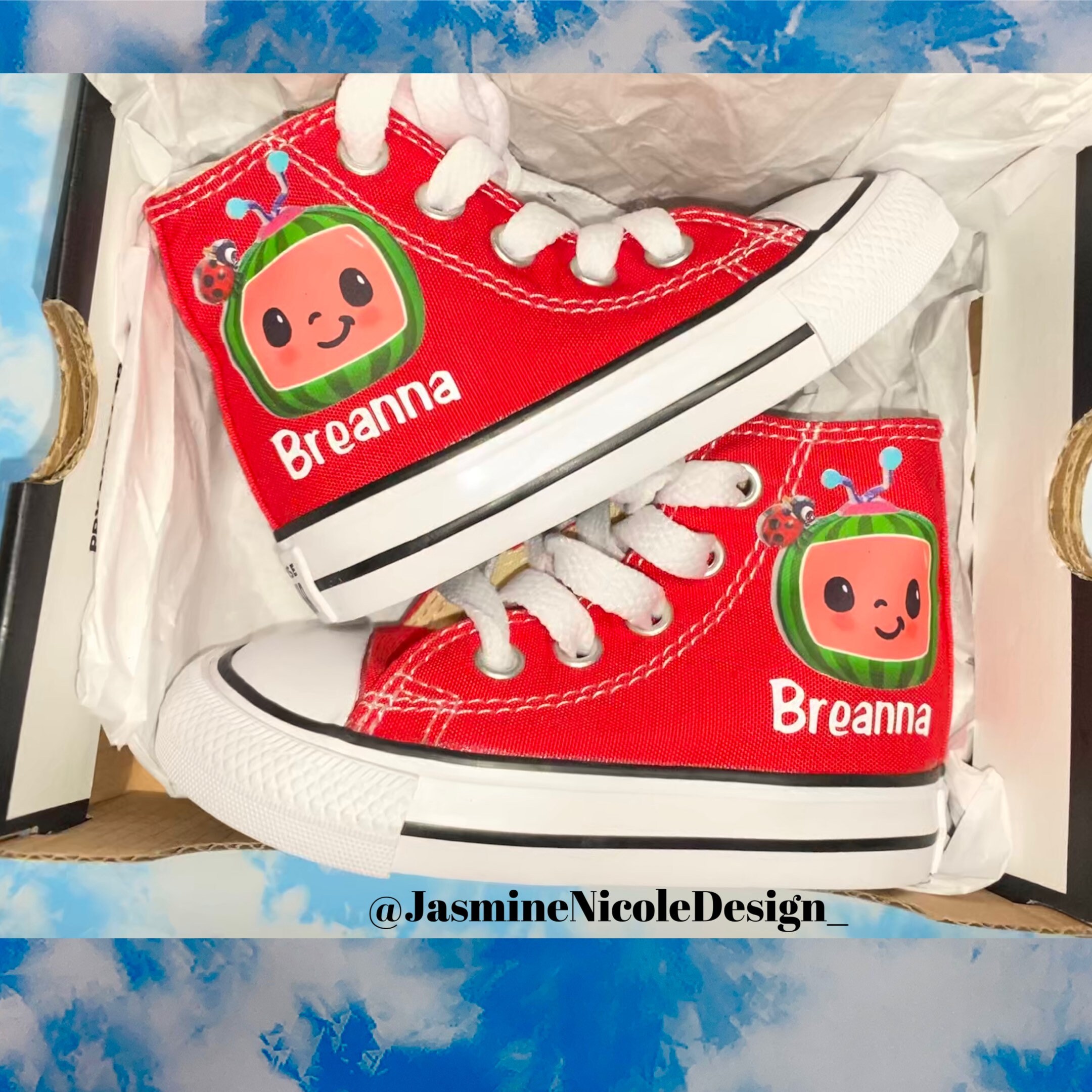 cocomelon custom sneakers
