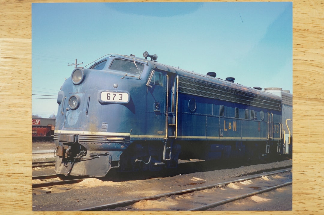 Vintage 1971 Railroad Color Photo Louisville & Nashville Birmingham ...