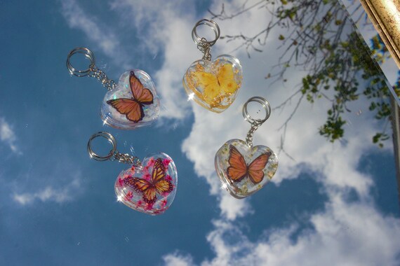 Butterfly Keychain | Etsy