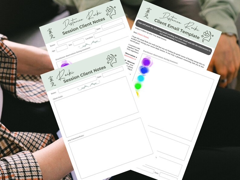 Chakra Clientform Reiki Session Client Form, Distance Reiki Notes, Reiki Business ...