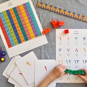 Set d'apprentissage des chiffres en persan/farsi