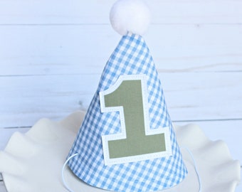 One Lucky Duck First Birthday Hat,  Green & Blue Yarn Birthday Banner, First Birthday Boy, High Chair Banner, Mallard Duck First Birthday