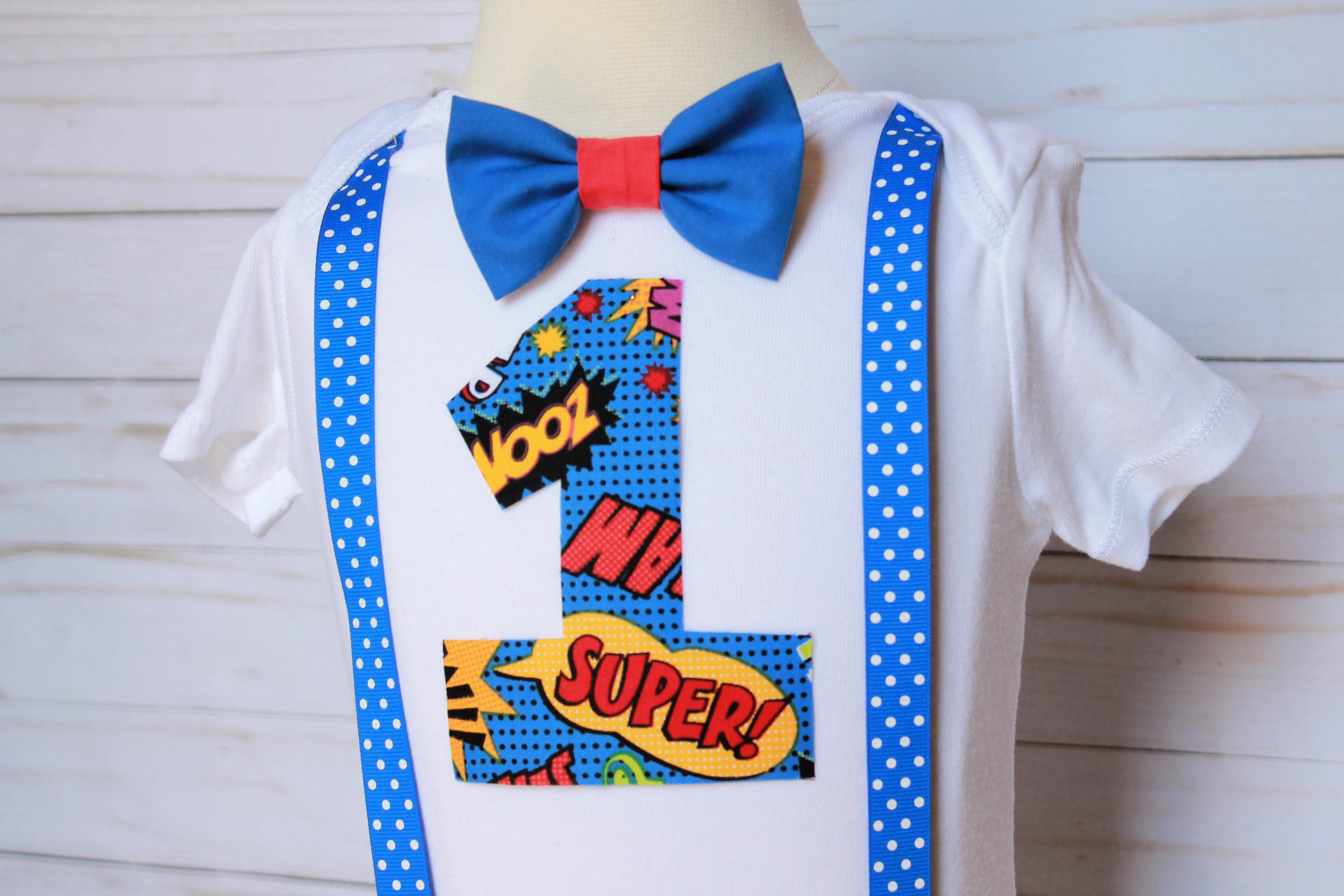 Superman 1st hotsell birthday outfit