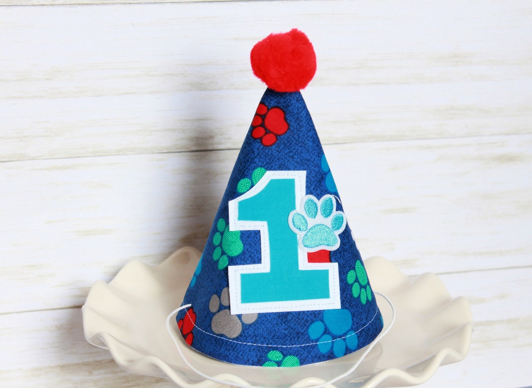 Puppy Dog Birthday 1st Birthday Hat First Birthday First Etsy