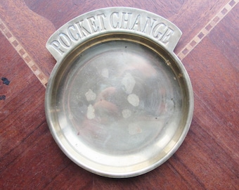 Brass Pocket Change Tray
