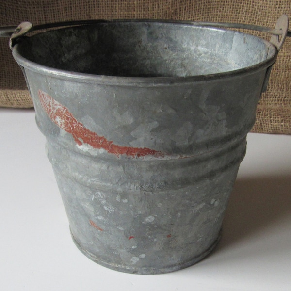 Small Galvanized Bucket