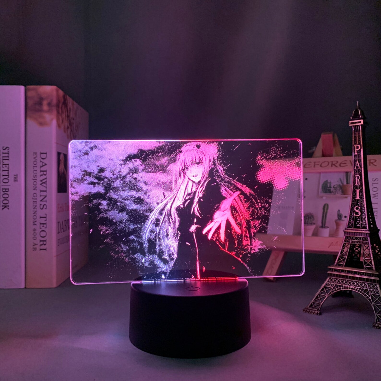 Zero Two Night Light Darling In The Franxx für Schlafzimmer | Etsy