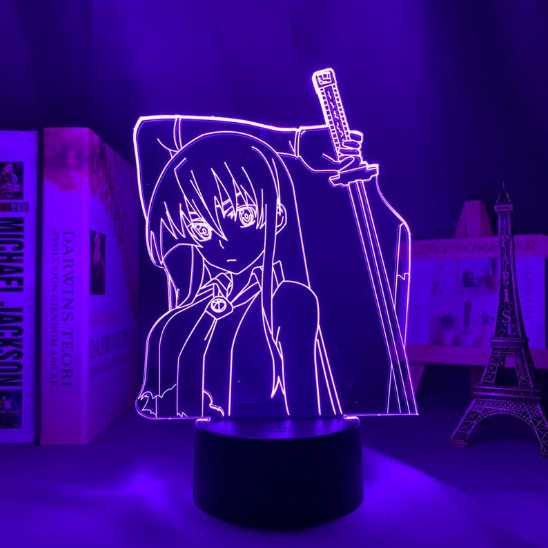 Lamp Anime Akame Ga Kill LED Night Light for Home Room Decor Nightlight Birthday Gift Akame Ga Kill Night Lamp Akame