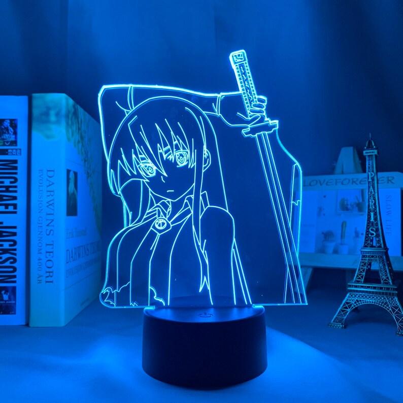 Lamp Anime Akame Ga Kill LED Night Light for Home Room Decor Nightlight Birthday Gift Akame Ga Kill Night Lamp Akame