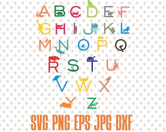 Download Animal Alphabet Svg Etsy