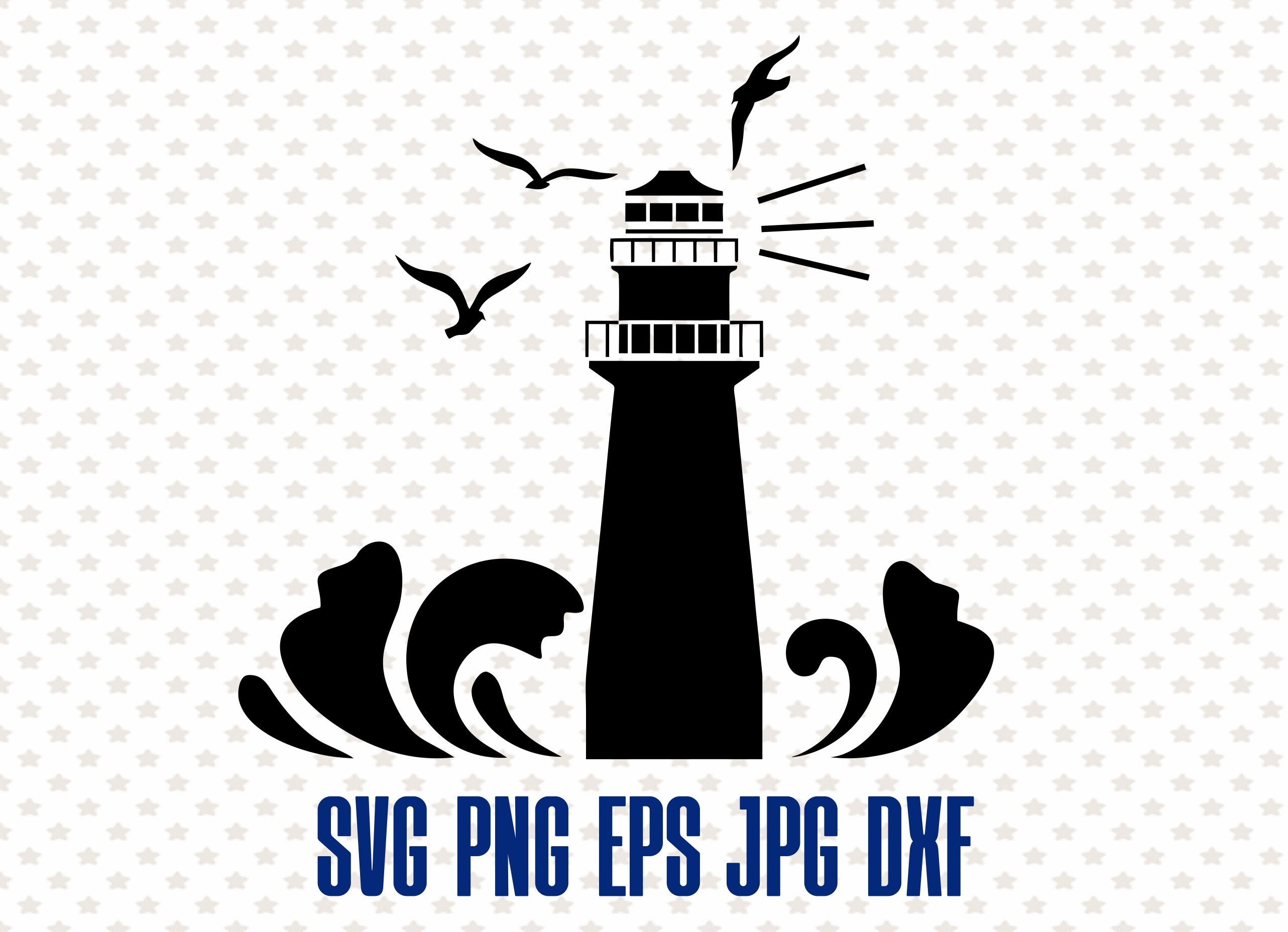 Lighthouse Svg Vector Nautical Clipart Ocean Print - Etsy Lighthouse Svg Vector Nautical Clipart Ocean Print - Etsy