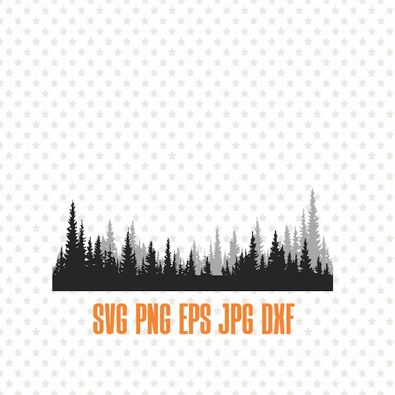 Free Free 255 Forest Mountain Silhouette Svg SVG PNG EPS DXF File