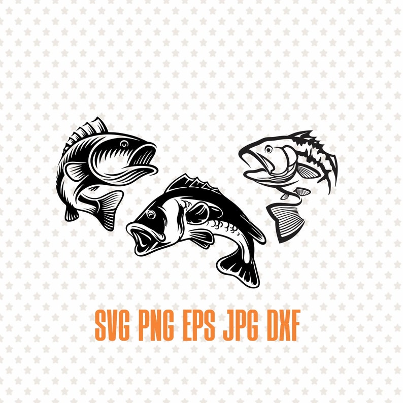 Download Vector Fish Svg Clipart Bass Fishing Digital Download Bass Dxf Fisherman Shirt Silhouette Files For Cut Digital Fishing Svg Cut File Drawing Illustration Art Collectibles Tomtherapy Co Il