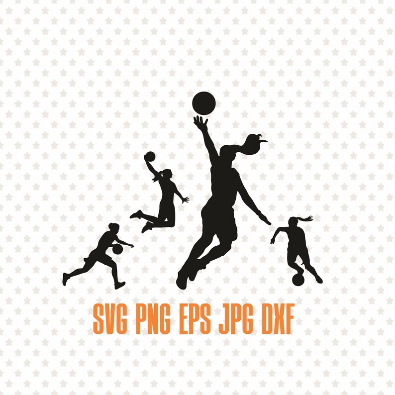 Download Basketball girl svg clipart digital basketball mom svg | Etsy