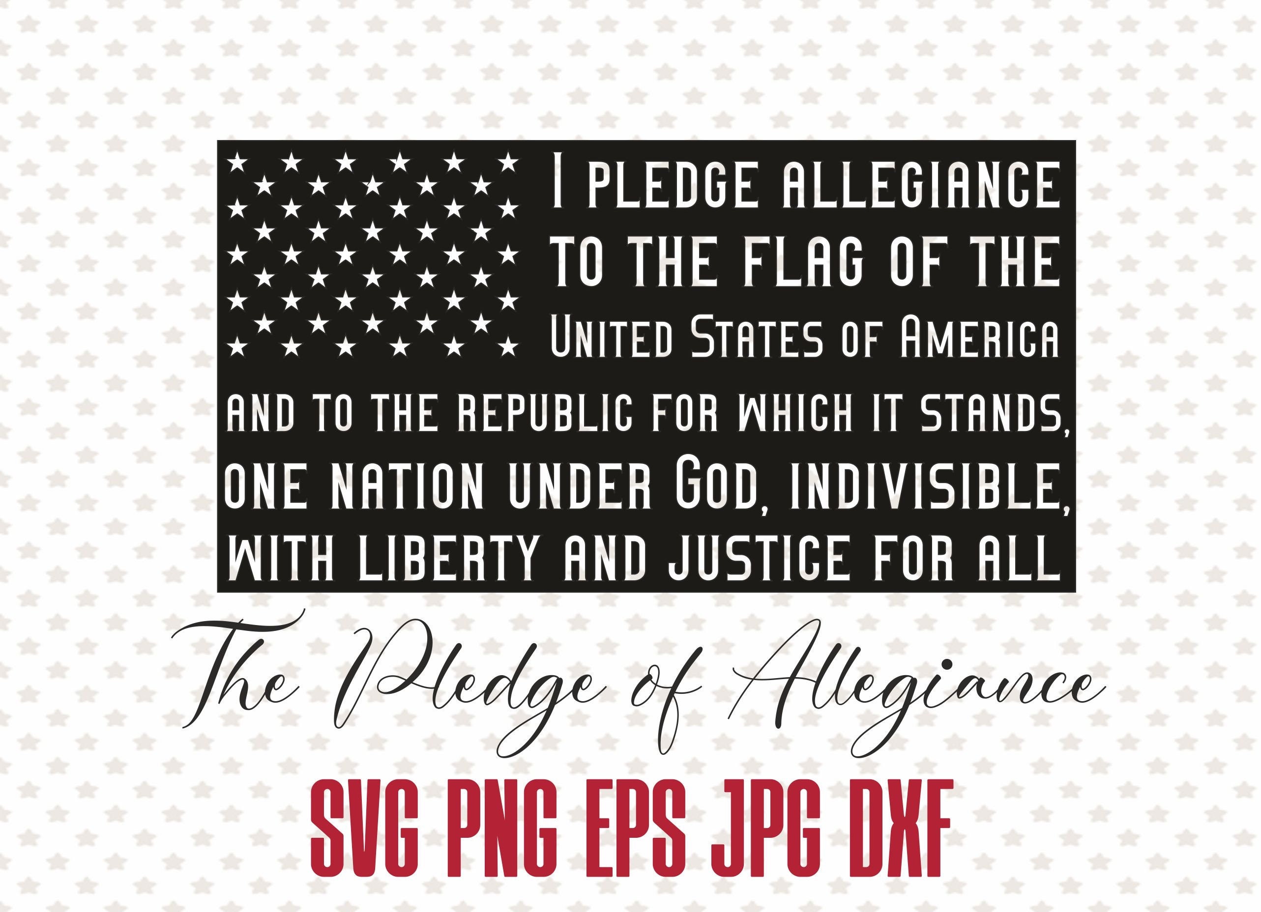 Free Free American Flag Pledge Of Allegiance Svg 498 SVG PNG EPS DXF File