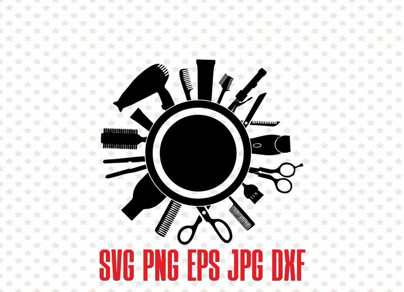 Download Free Hair Stylist Monogram Svg Free Free Svg Cut Files