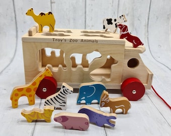 personalised pull along caterpillar