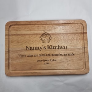 Personalised Chopping Board Perfect Gift for Nan / Mum / Grandma Gift / Auntie,Nanna- Mothers Day Gift