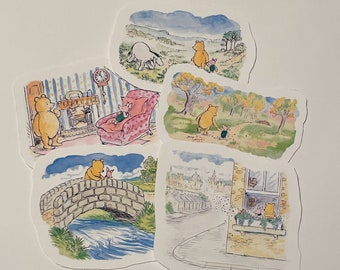 Pooh and Friends Vinyl Stickers