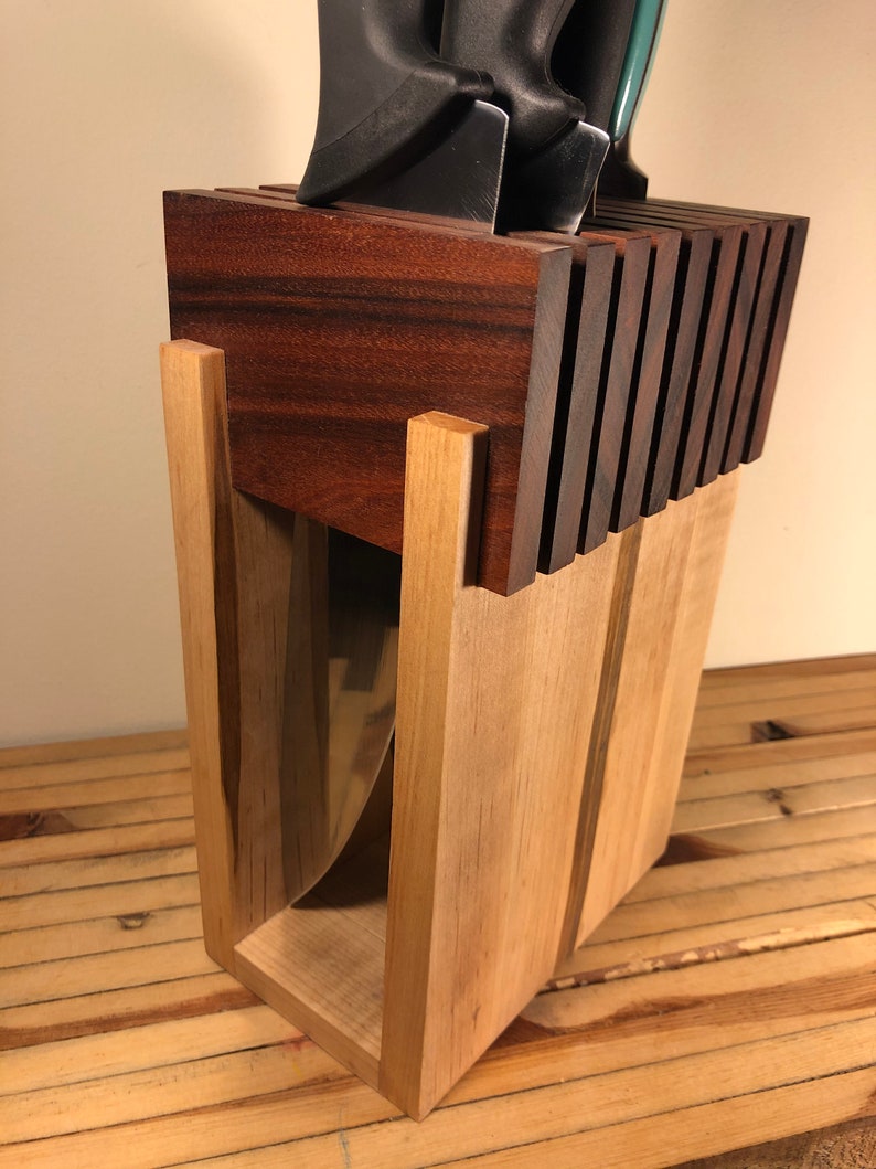 Sanitary Wooden Knife Block Etsy
