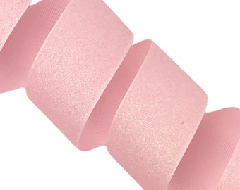 Pink Glitter Candy WIRED Designer Ribbon, 4 Inch by 10 Yards – Holiday  Hangups