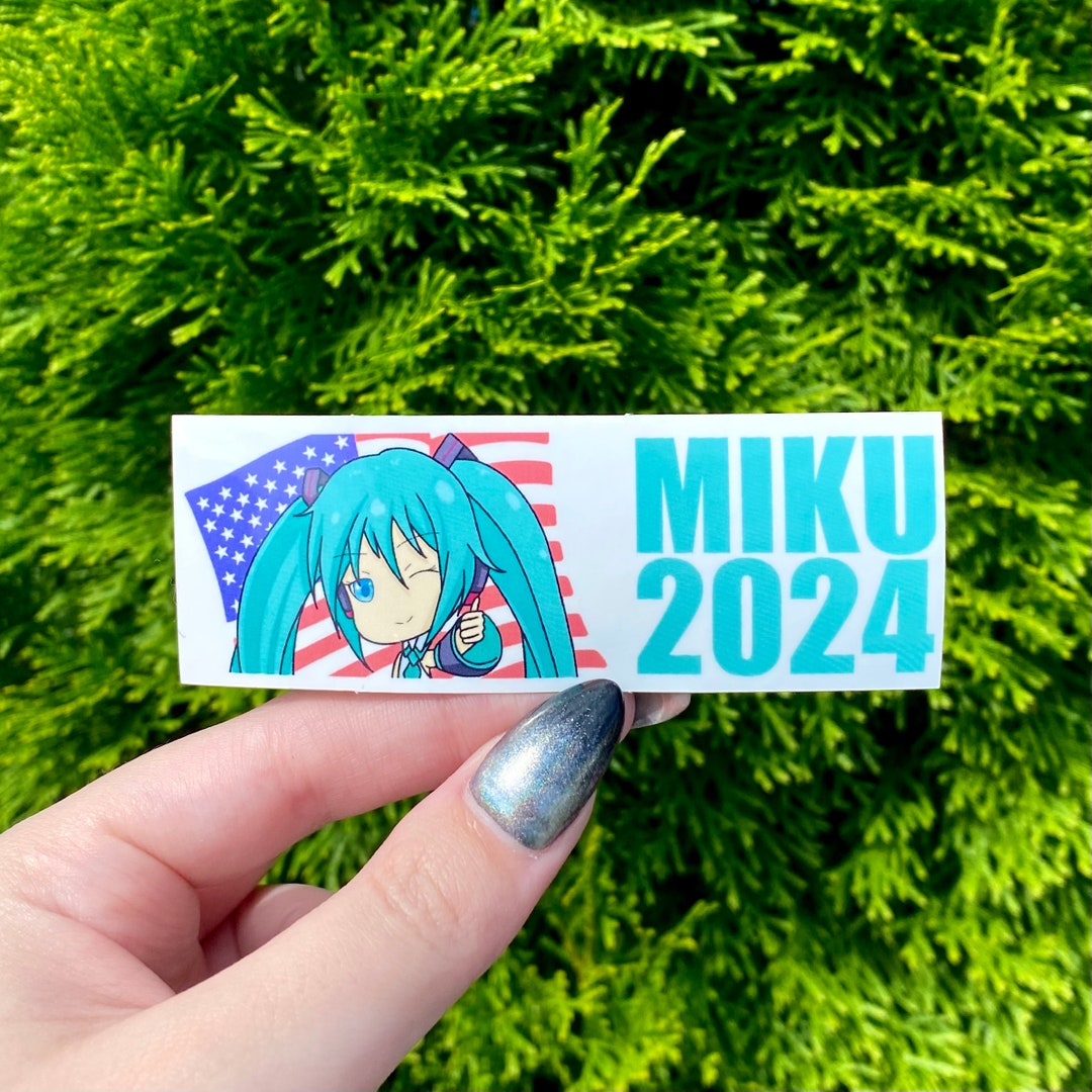 MIKU 2024 Vinyl Sticker Etsy
