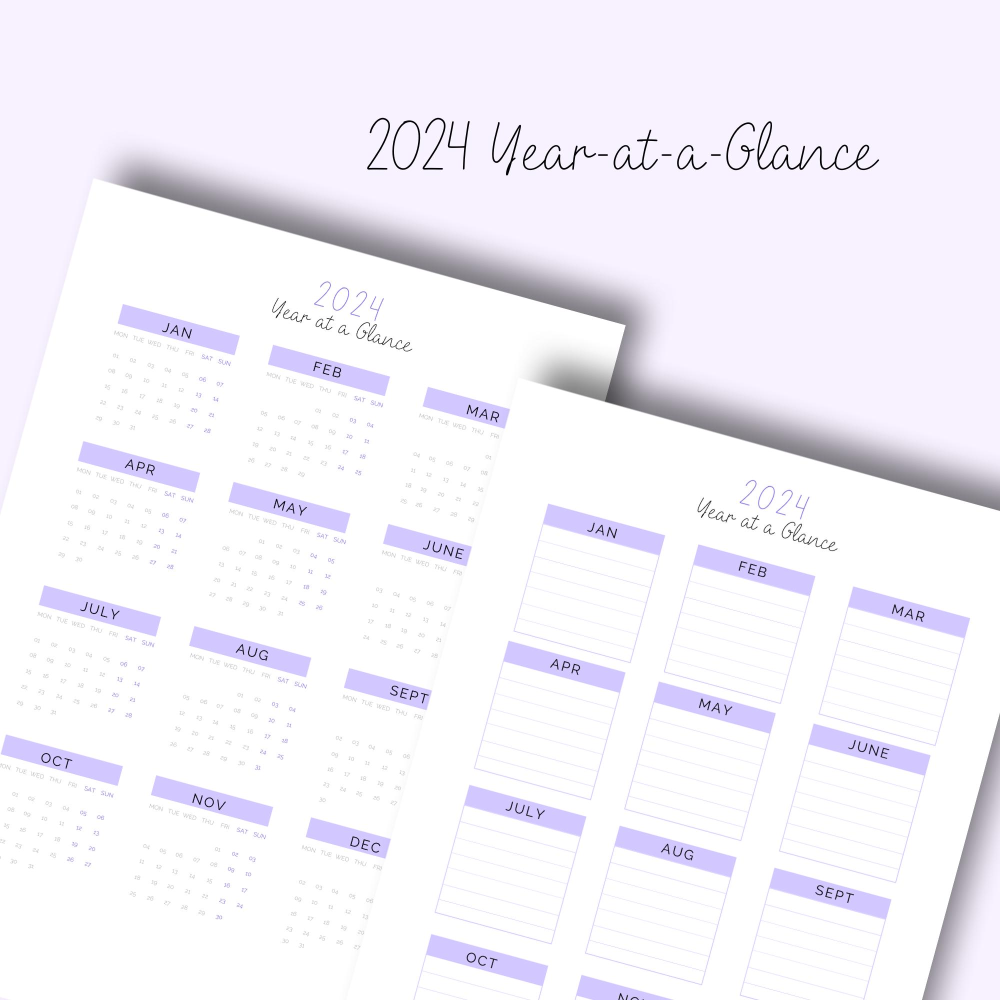 2024 2025 16 month Calendar 2024 Wall Calendar 2025 Calendar Year