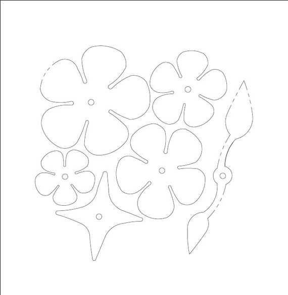 Metal Rose Template Metal Rose Template