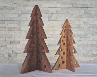 Design wooden Christmas tree for decoration