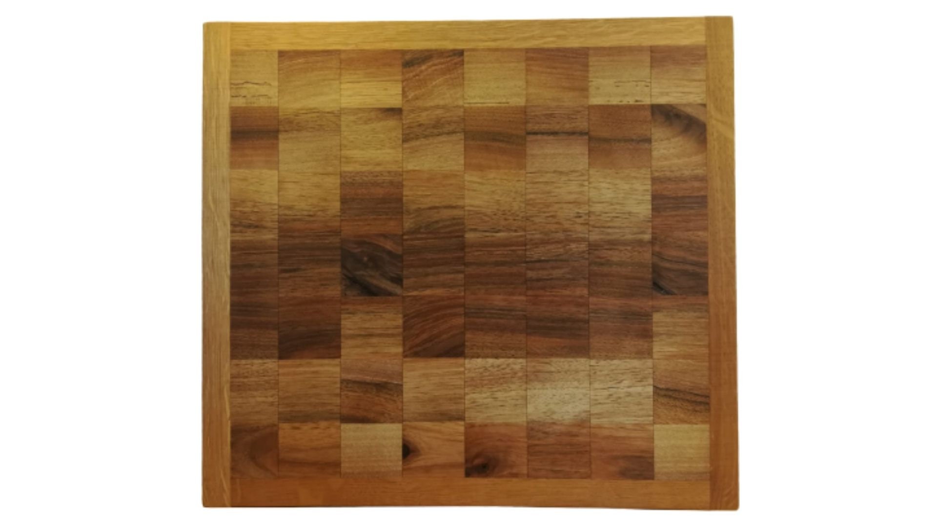 Grand Plateau Rectangulaire Design en Bois Segmenté