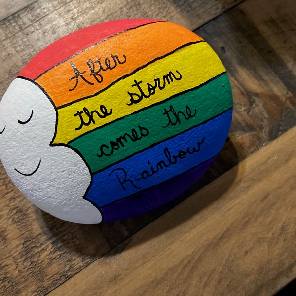 Custom Painted Rock - Etsy