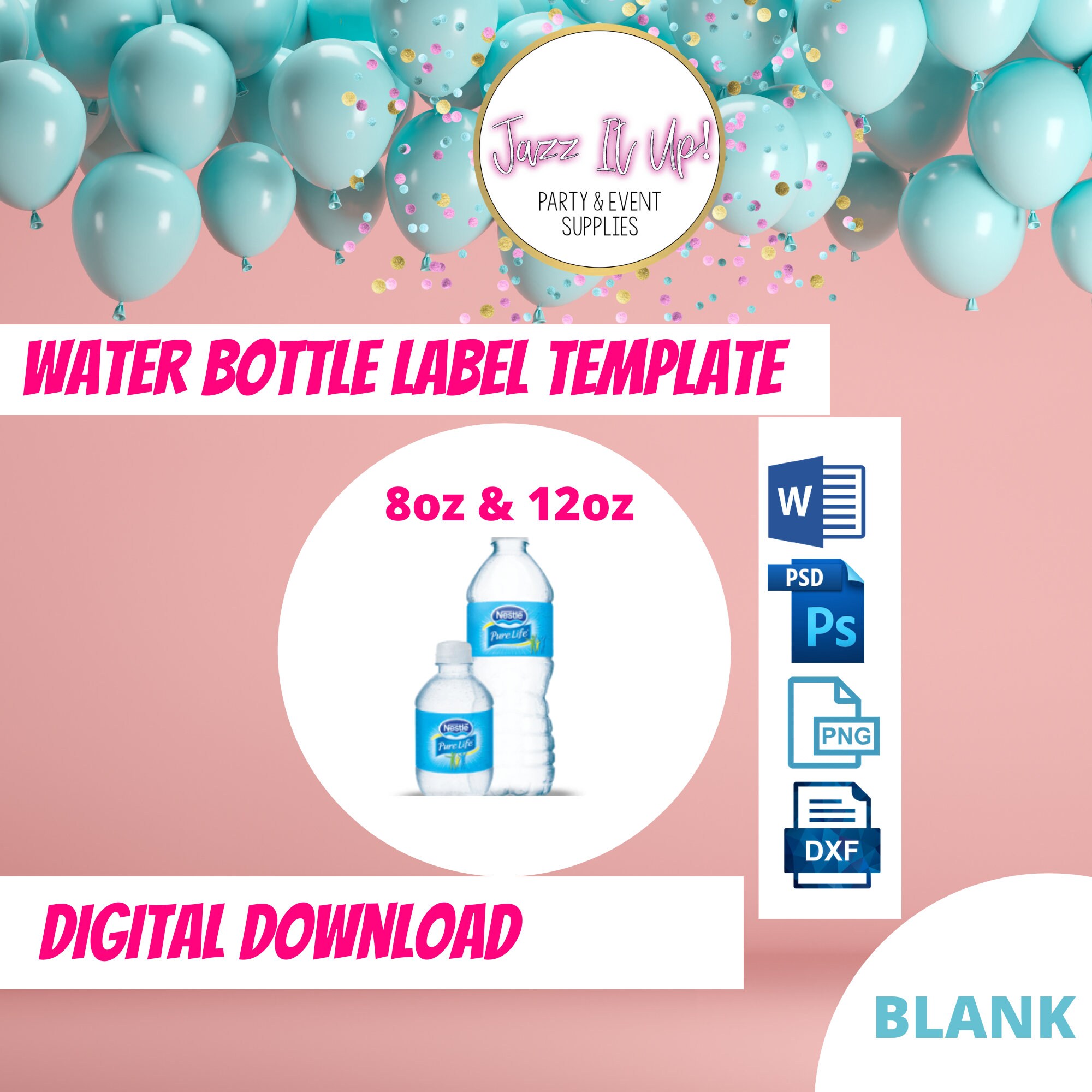 water-bottle-template-microsoft-word-doc-psd-pngsvg-dxf-etsy