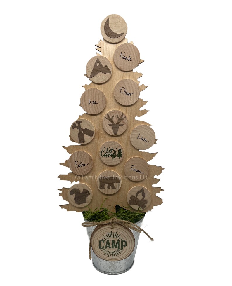 DIY Rustic Cabin Family Tree Kit, DIY Craft, Make Your Own Family Tree ...