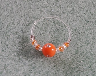 Orange Crush Toe Ring