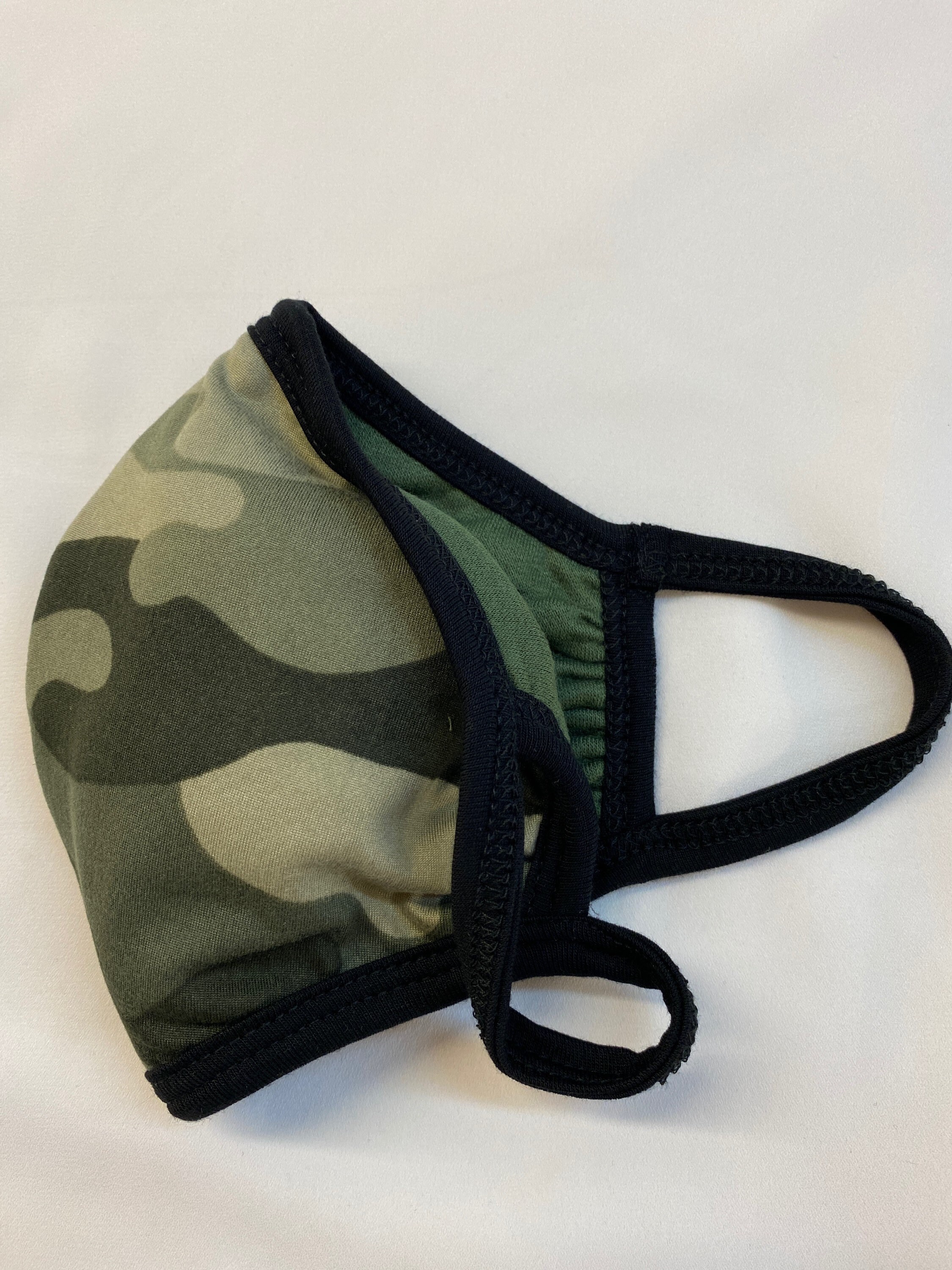 Olive Camo Face Mask