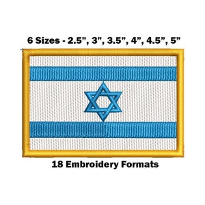PERSONNALISATION À SON meilleur drapeau israélien patch brodé en plusieurs  co EUR 6,54 - PicClick FR