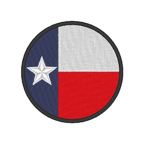 Texas Circus Flagge - Stickdatei zum Herunterladen