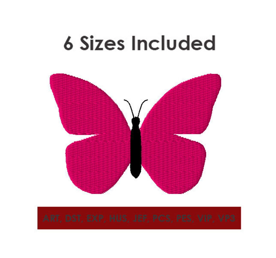 Pink Butterfly Embroidery Pink Butterfly Embroidery