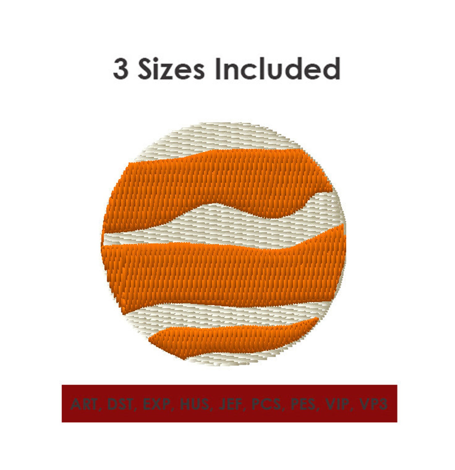 Jupiter Embroidery Design in 3 sizes Instant Download Etsy
