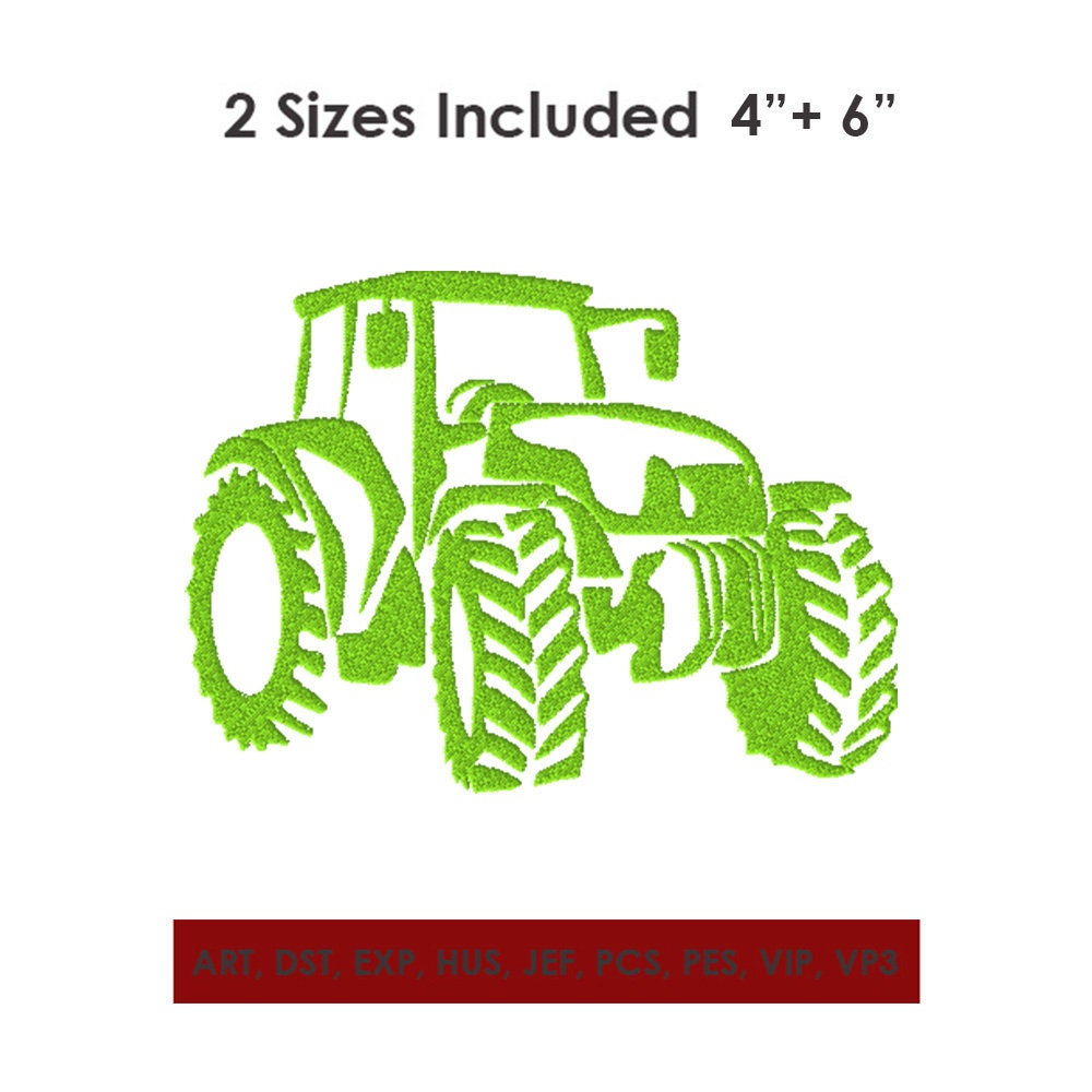 Dessin animé ferme tracteur Vector Clipart / contour, Silhouette &  graphiques couleur / Agriculture / ouvert et couvert / rouge, bleu / PNG,  JPG, SVG, Eps -  Canada