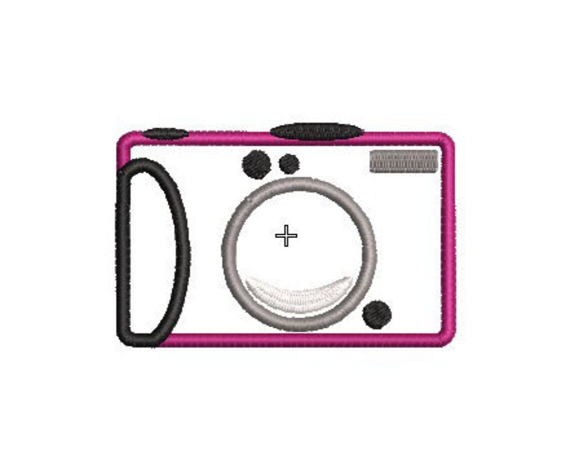 Compact Camera Machine Embroidery Design in Multiple Formats Etsy