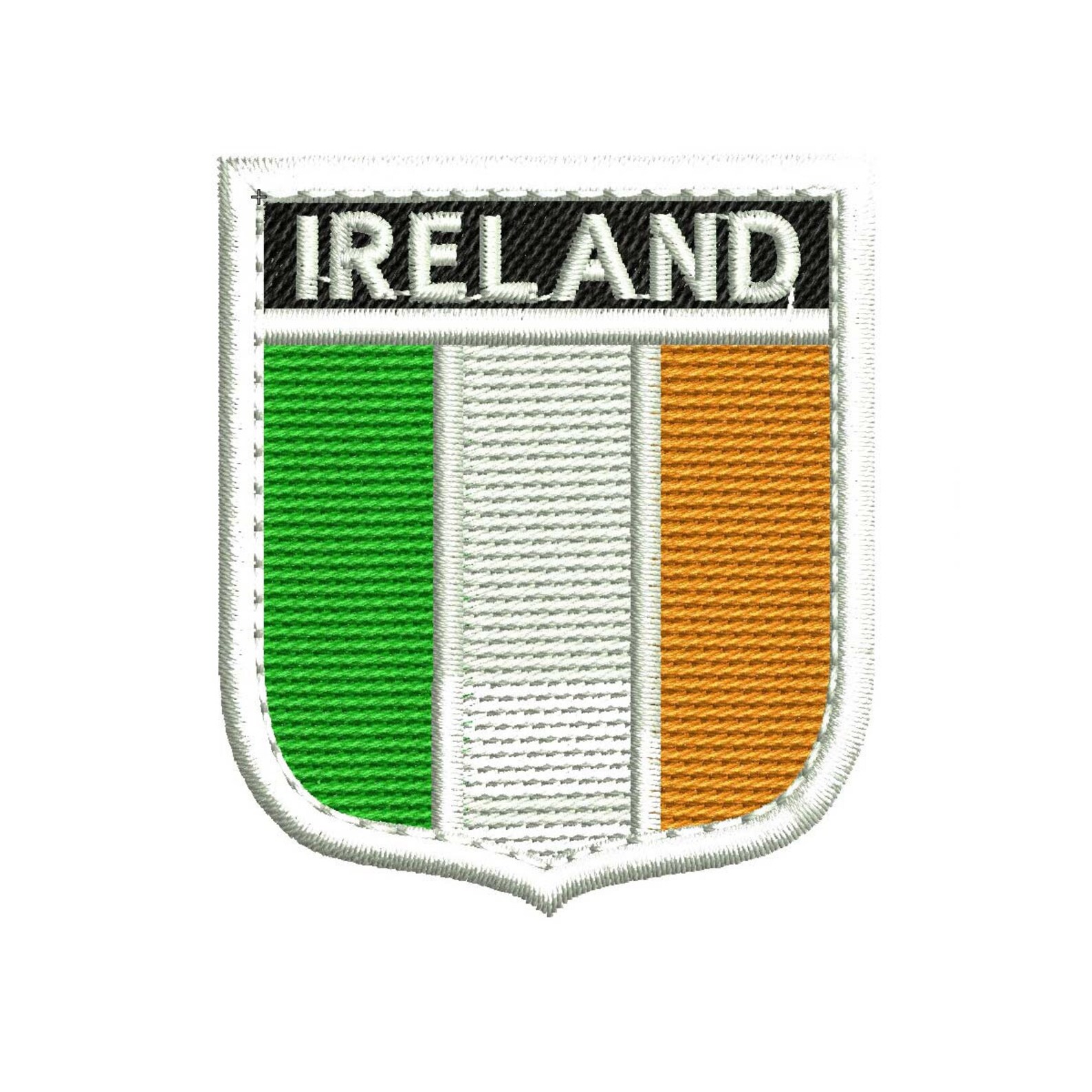 Ireland Shield Flag Embroidery Design Etsy