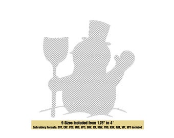 Snowman2 Embroidery Design