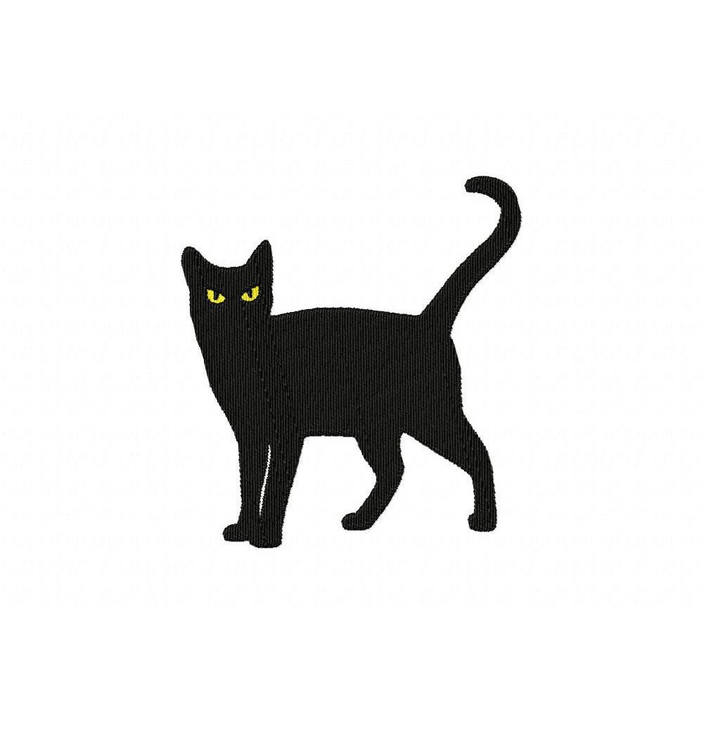Ew People - Peeking Black Cat Patch - Black Patch For T-shirt - Bag  accessories - Patches for Jackets - Full Embroidery Iron On Patch 41412 in  online supermarket