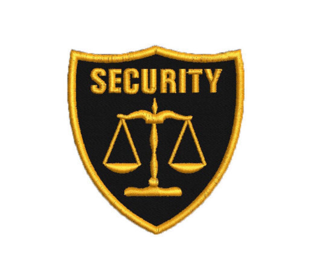 Security Embroidery Design Etsy