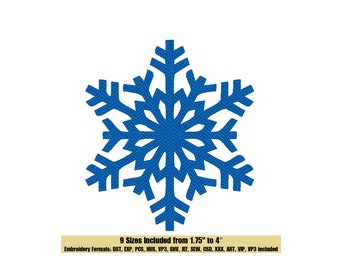 Snowflake3 Embroidery Design