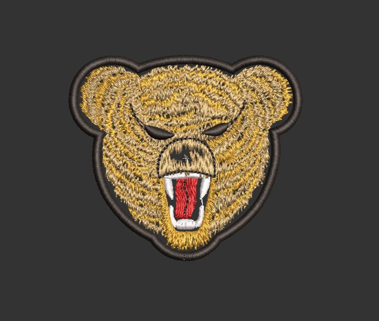 Angry bear embroidery design download  etsy Angry bear embroidery design download  etsy