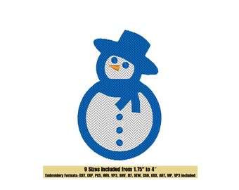 Snowman4 Embroidery Design