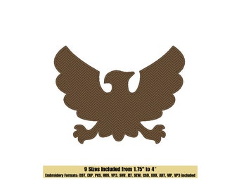 Eagle Silhouette Embroidery Design